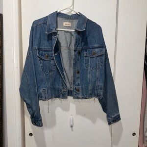 Denim Cropped Jacket